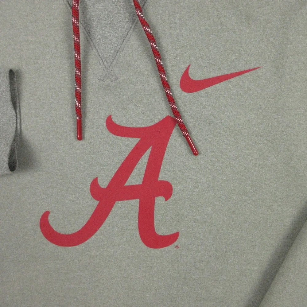Alabama Crimson Tide Sweater Mens Small Hoodie Sweatshirt Nike Thermafit Fleece